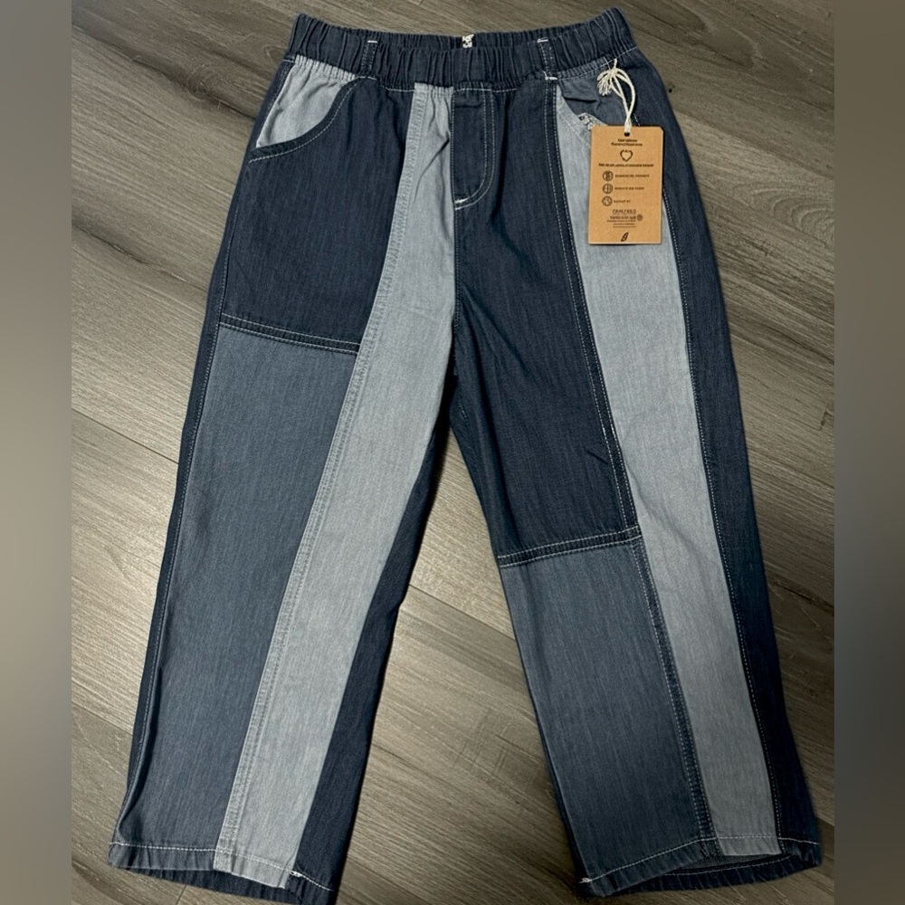 Kids Multi-Color Patchwork Jeans